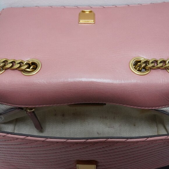 Tory Burch Matelasse Kita Moto Shoulder Bag - Picture 12 of 12